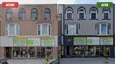 Updated exterior at 742 King Street East