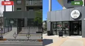 Upgraded façade at 49 Queen Street East
